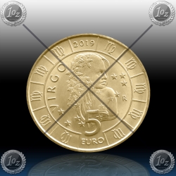 5 EVRO SAN MARINO 2019 "HOROSKOP - DEVICA" UNC